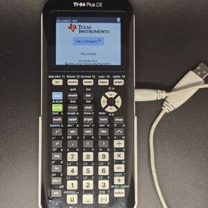 Texas Instruments TI-84 Plus CE Color Graphing Calculator W/ Charger Working
